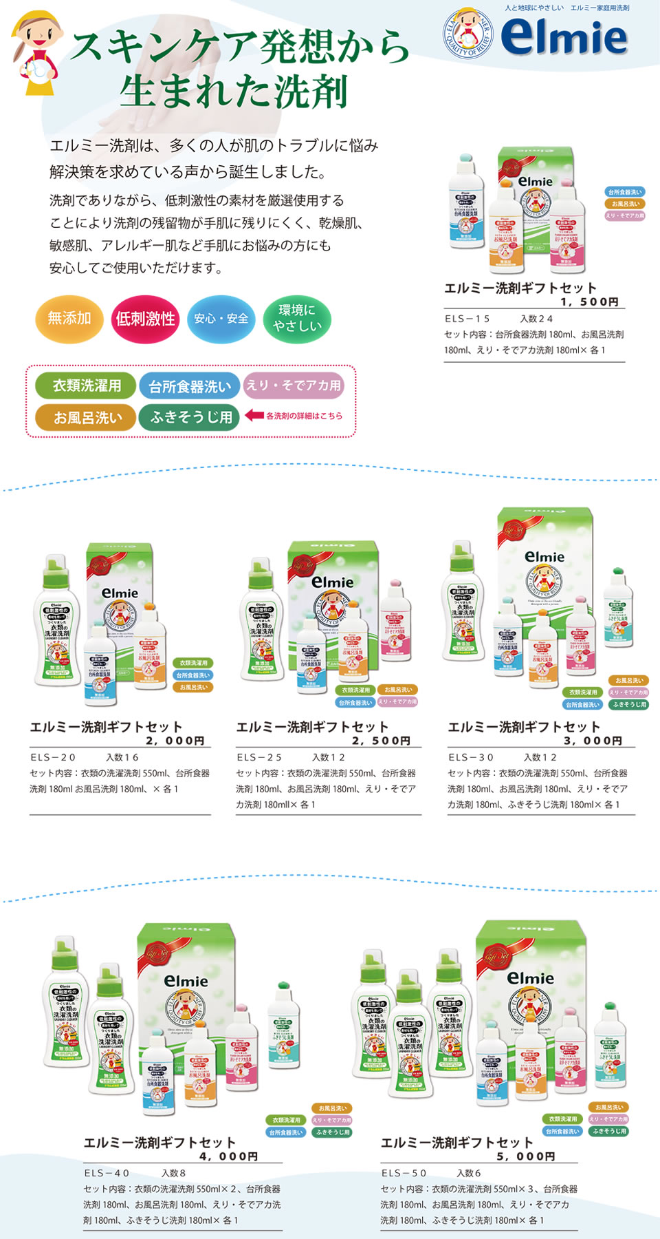 エルミー洗剤ギフトセット